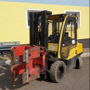 foto forklift diesel load 3.5t/4.6m +2.5t clamps roll paper possible